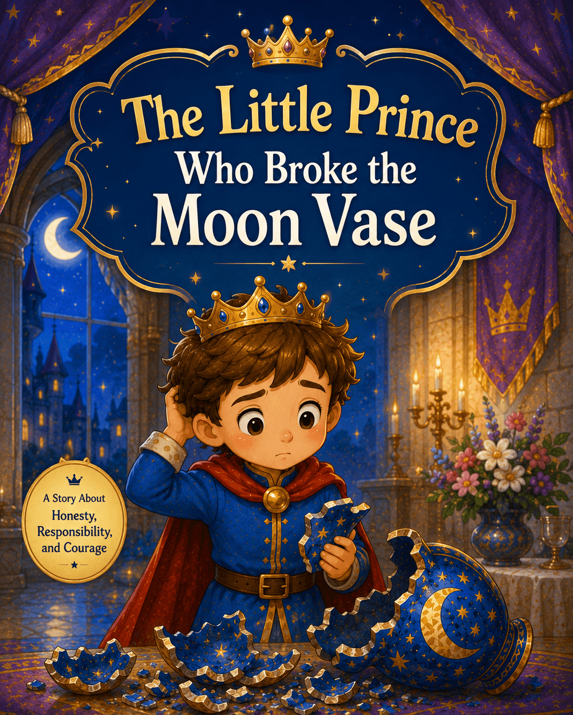 The Little Prince Who Broke the Moon Vase cover